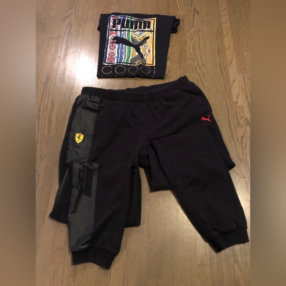 Men’s puma sweat pants and tee shirt bundle size 2X